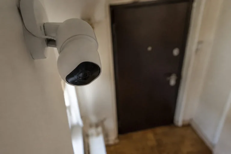 Cameră de supraveghere pe palier